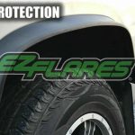 EZ Flares XL Universal Black Flexible Rubber Fender Flares Made in USA 4X4..PG4