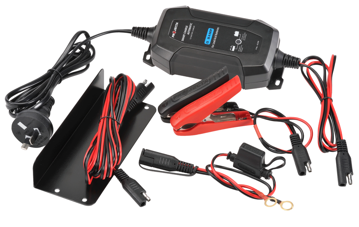 Projecta 12v 15 Amp Automatic Battery Charger Ac015 Premium Car Care