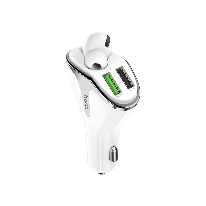 HOCO Car Charger “E47 Pro Traveller with Wireless Headset - Premium Car ...